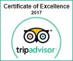 TripAdvisor - Certificate of Excellence 2017